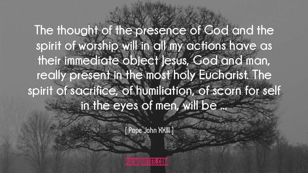 Blessed Sacrament quotes by Pope John XXIII