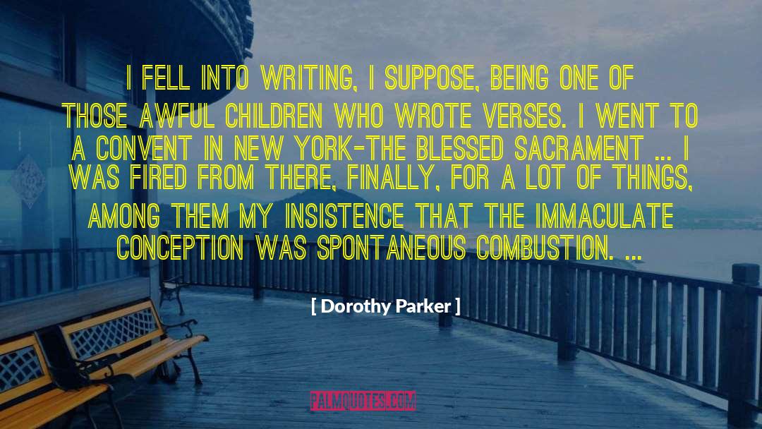 Blessed Sacrament quotes by Dorothy Parker