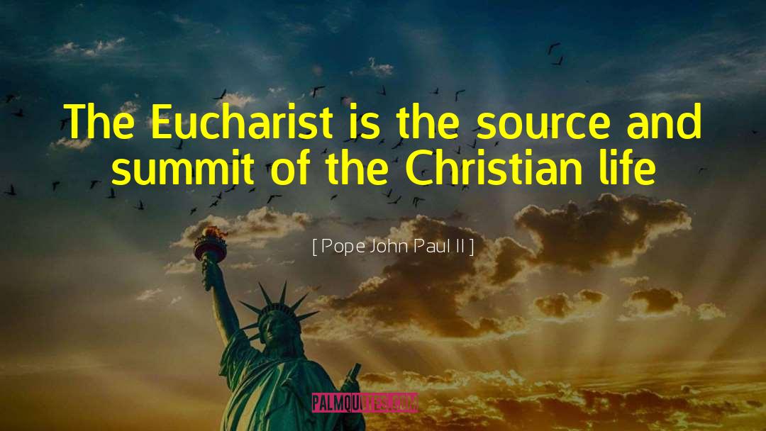 Blessed Sacrament quotes by Pope John Paul II