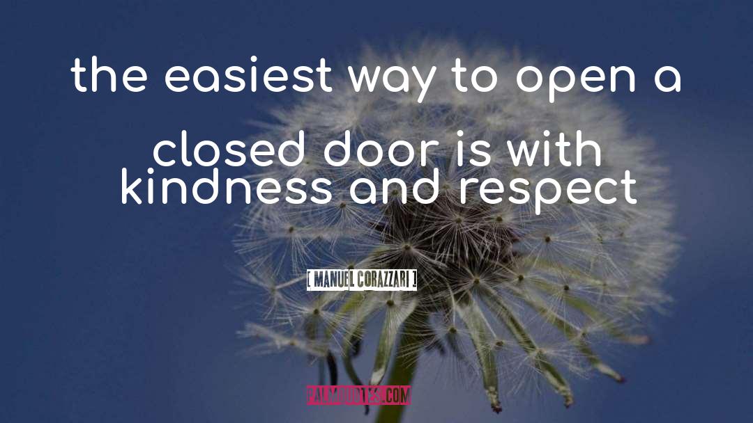 Blessed With Kindness quotes by Manuel Corazzari