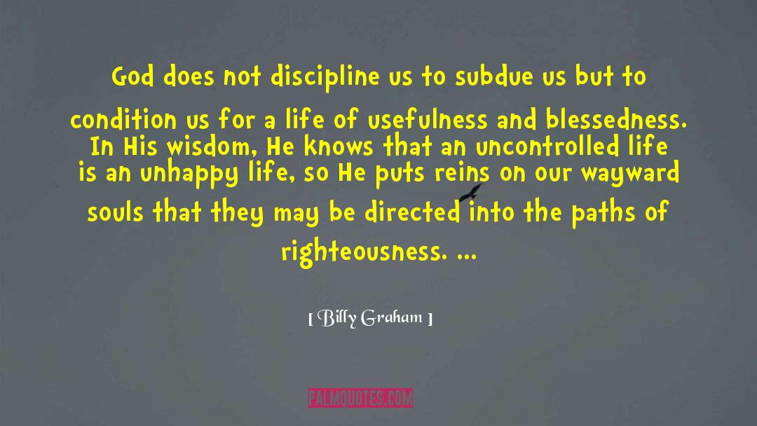 Blessedness quotes by Billy Graham