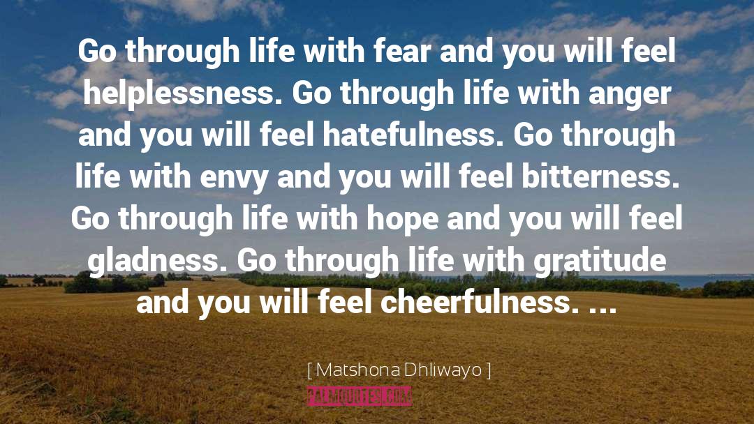 Blessedness quotes by Matshona Dhliwayo