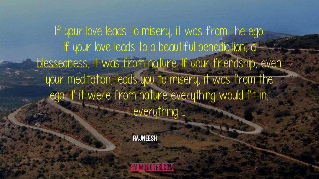 Blessedness quotes by Rajneesh