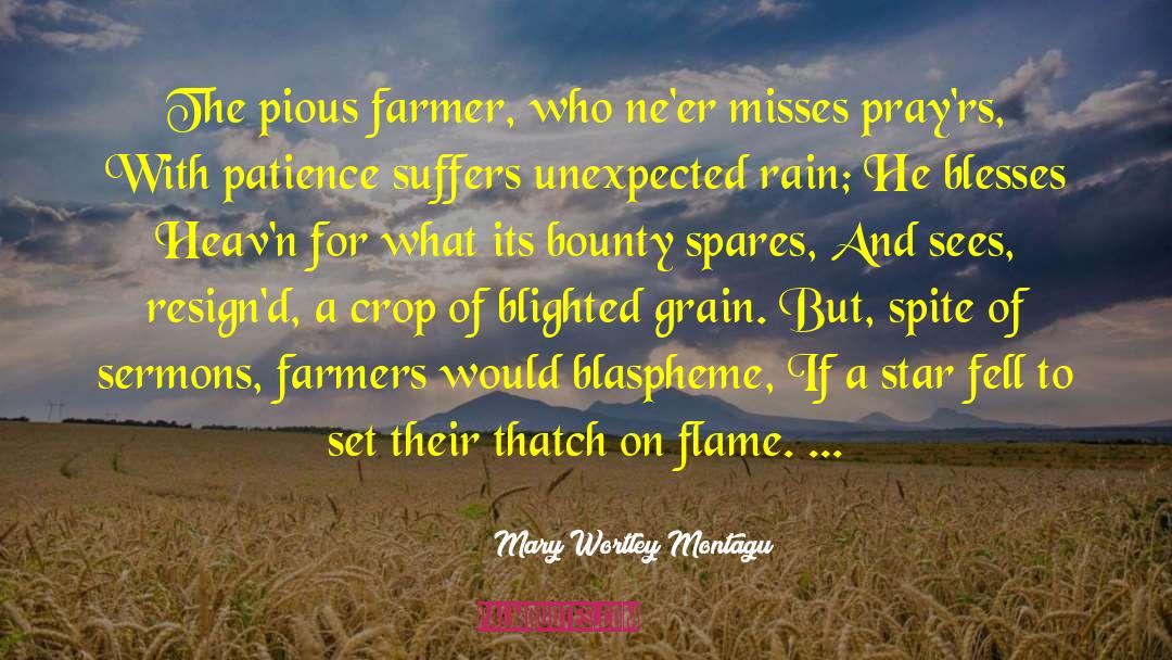 Blesses quotes by Mary Wortley Montagu