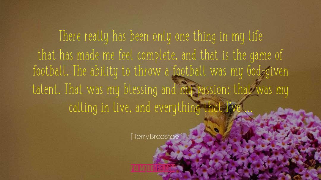 Blessing Mindset quotes by Terry Bradshaw