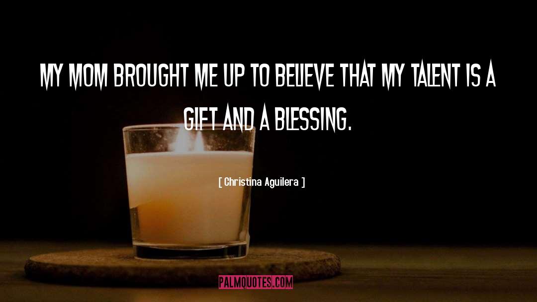 Blessing Mindset quotes by Christina Aguilera