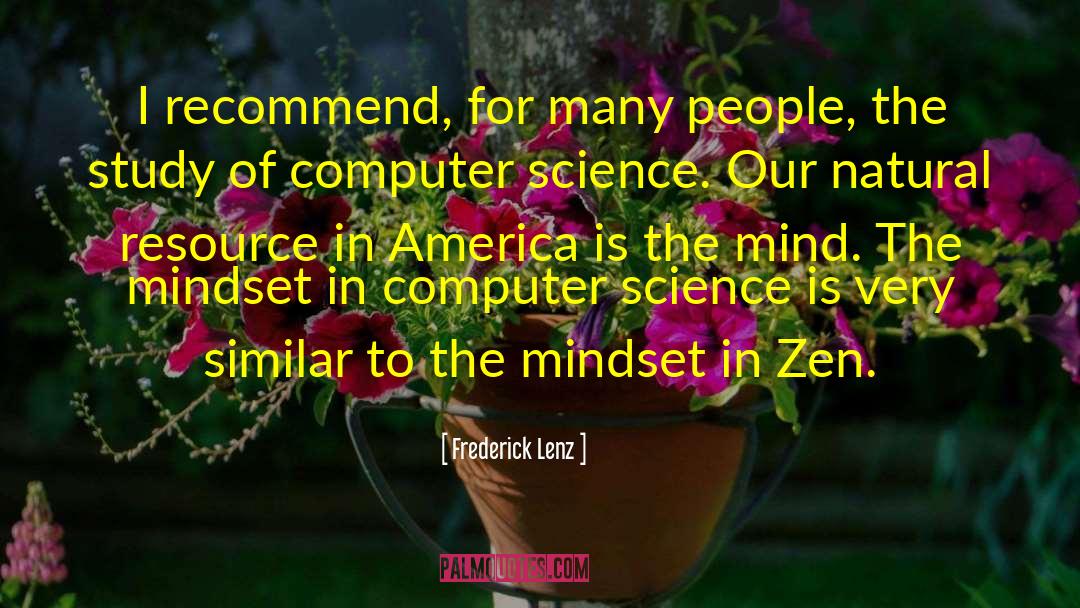 Blessing Mindset quotes by Frederick Lenz