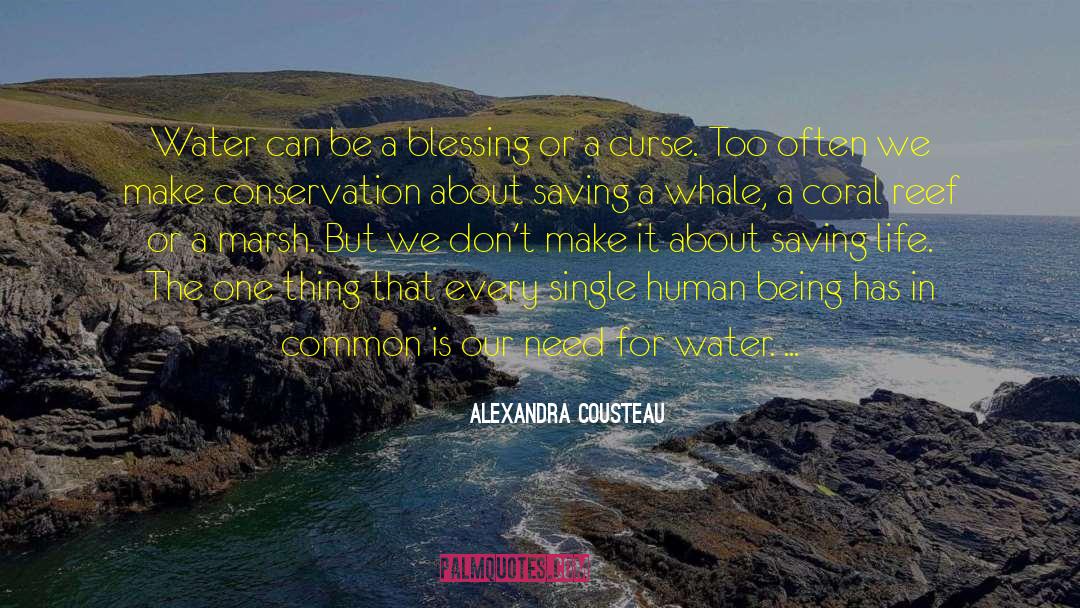 Blessing Or A Curse quotes by Alexandra Cousteau