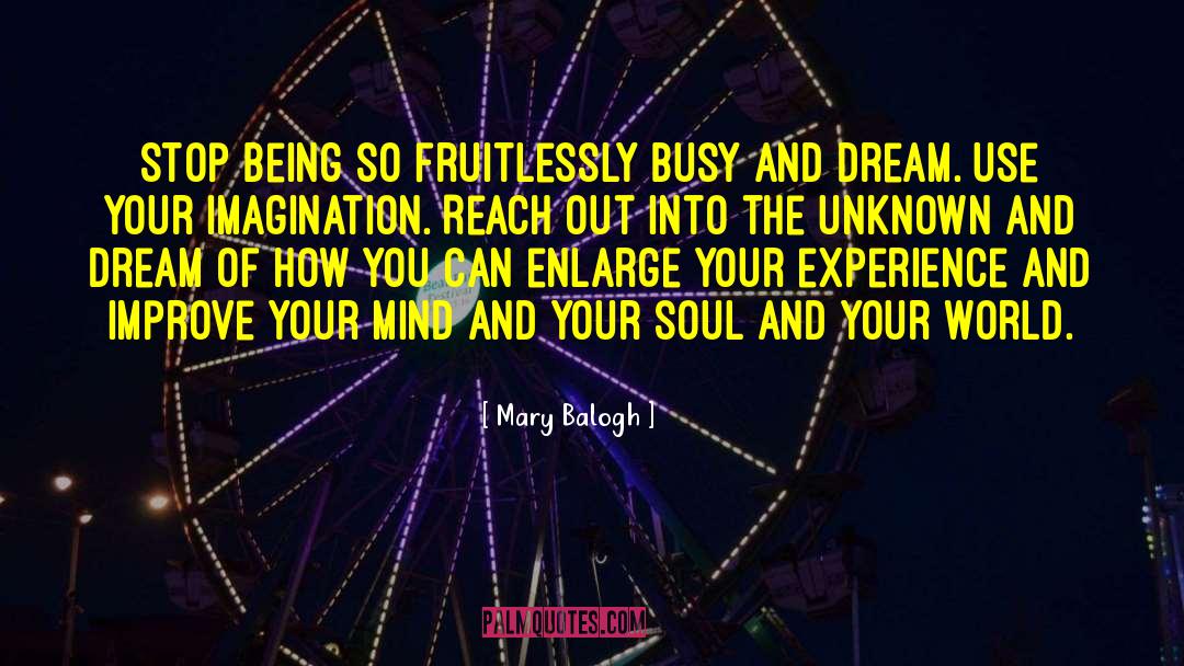 Blessing Unknown quotes by Mary Balogh