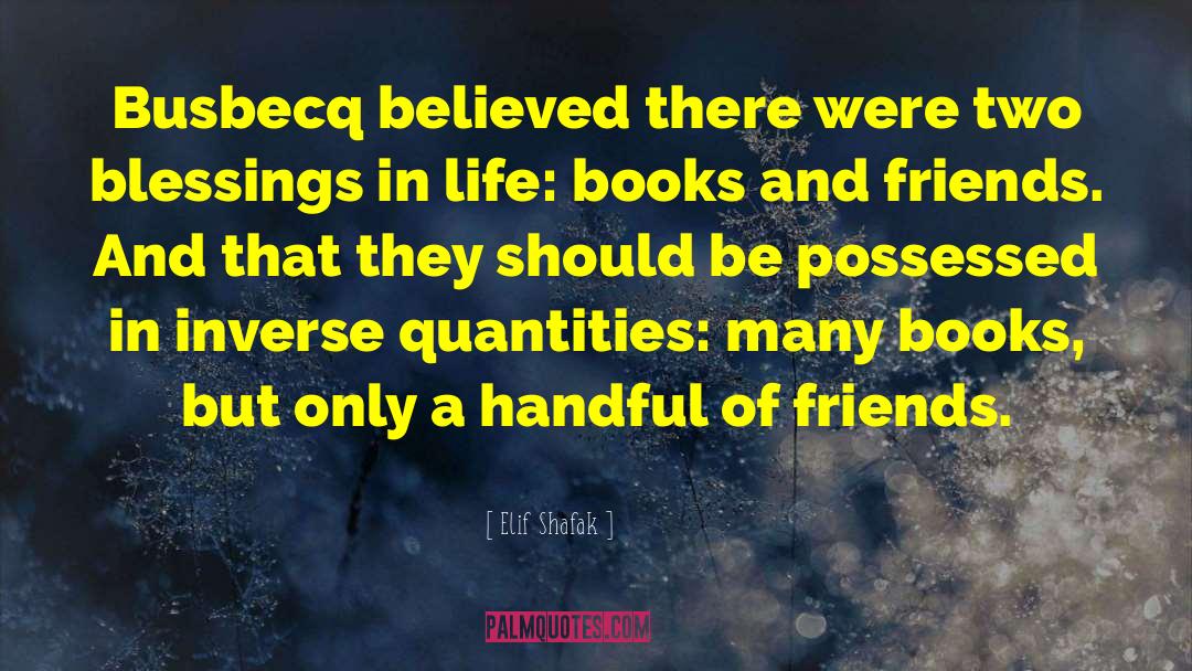 Blessings In Life quotes by Elif Shafak
