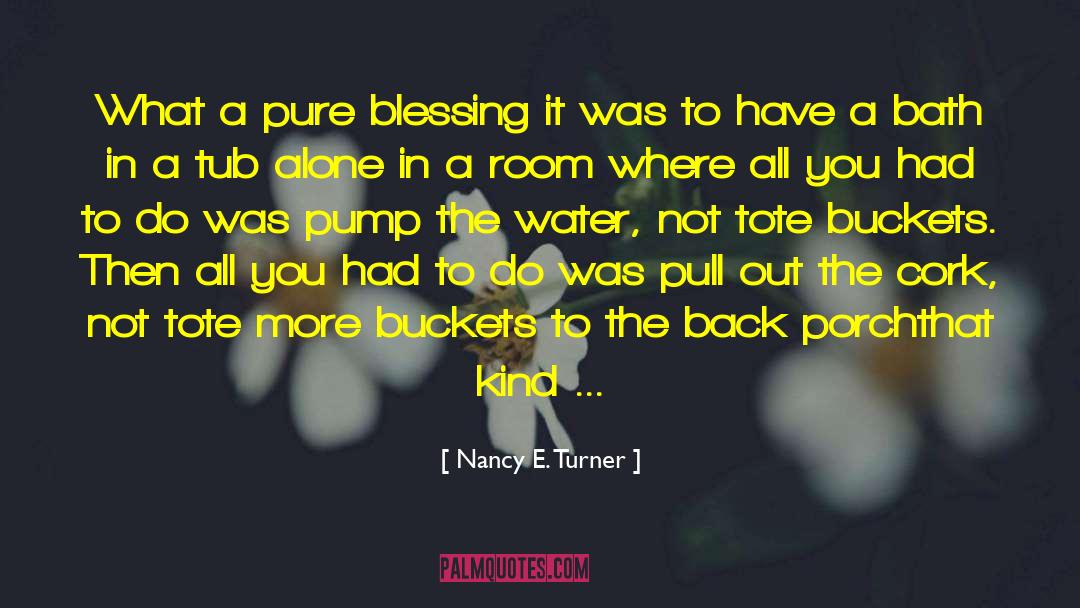 Blessings Of The Moment quotes by Nancy E. Turner