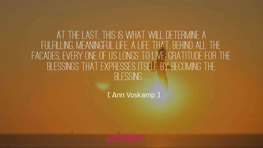 Blessings quotes by Ann Voskamp