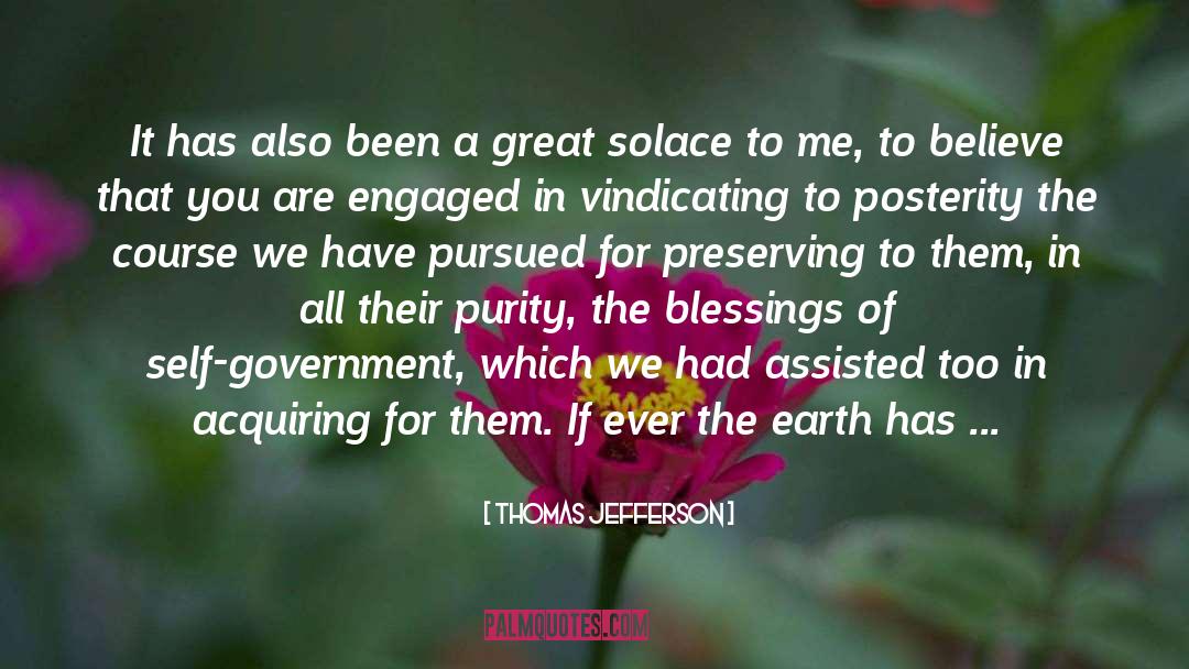 Blessings quotes by Thomas Jefferson