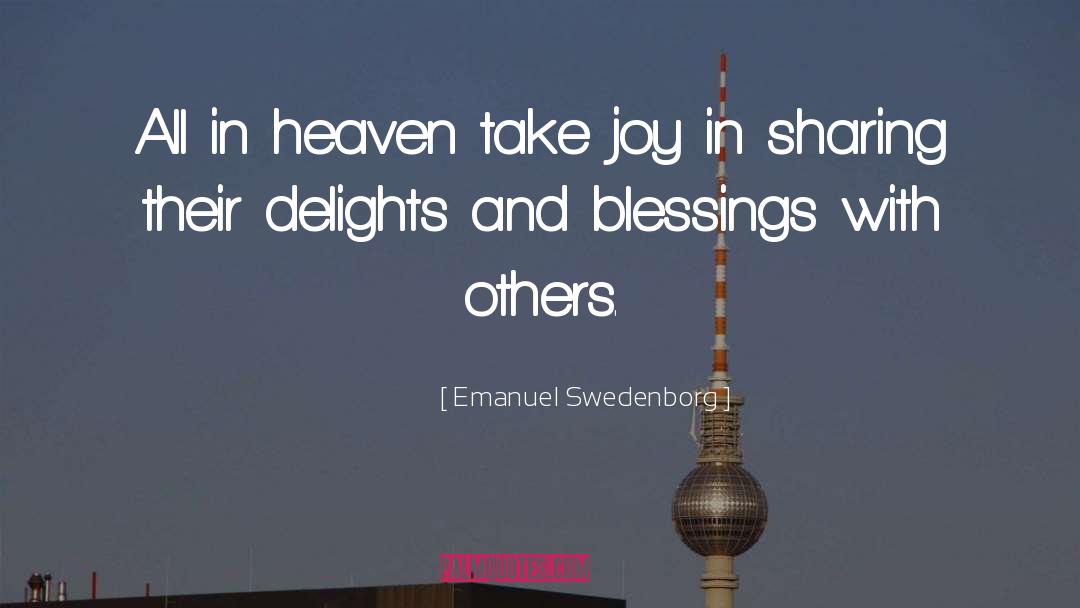 Blessings quotes by Emanuel Swedenborg