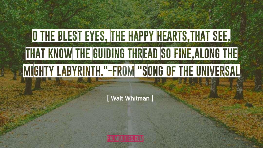 Blest quotes by Walt Whitman
