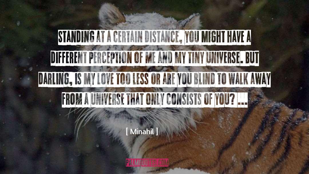 Blind A Memoir quotes by Minahil