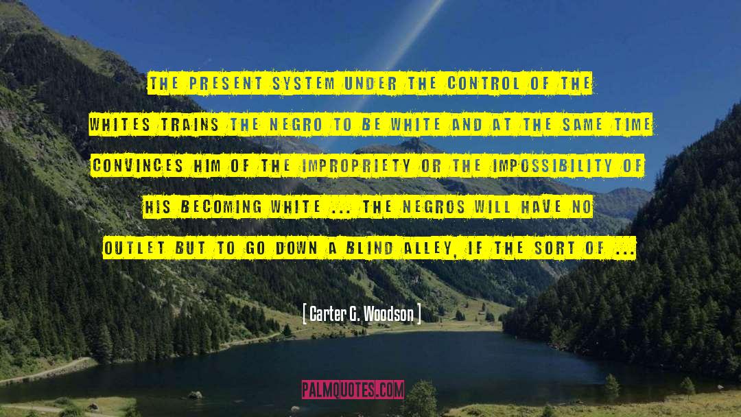 Blind Acceptance quotes by Carter G. Woodson