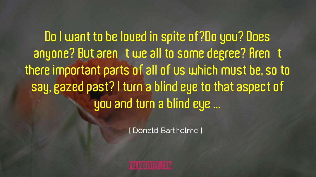 Blind Eye quotes by Donald Barthelme