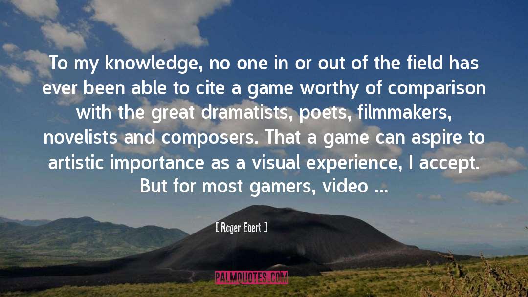 Blind Guy Video Games quotes by Roger Ebert