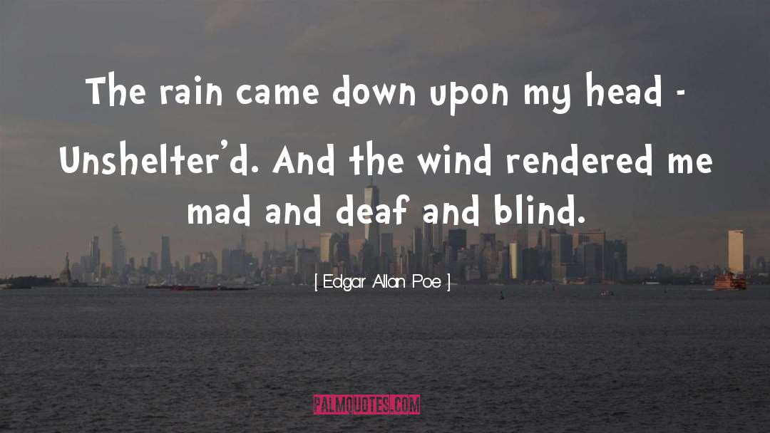 Blind Hero quotes by Edgar Allan Poe