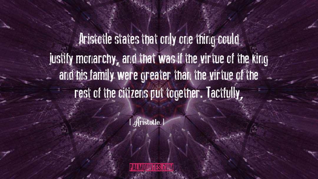 Blind King quotes by Aristotle.