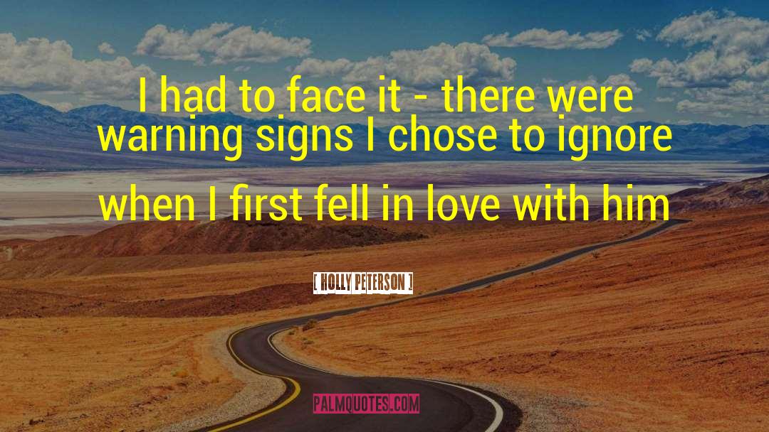 Blind Love quotes by Holly Peterson