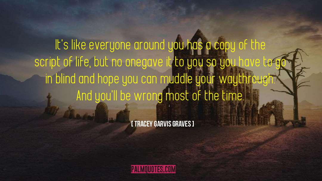 Blind Mag quotes by Tracey Garvis Graves