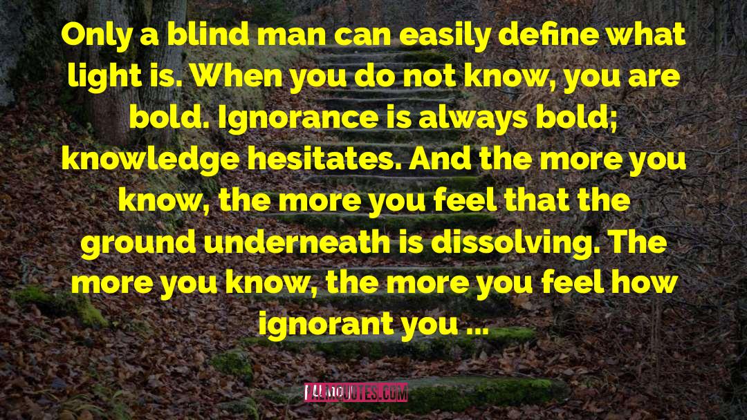 Blind Man quotes by Osho