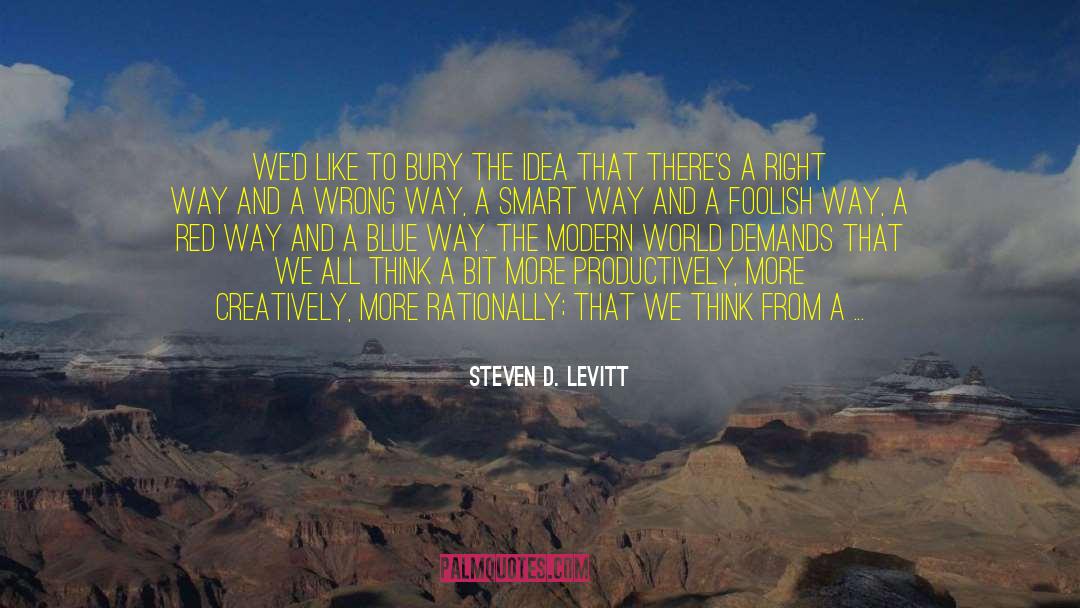 Blind Optimism quotes by Steven D. Levitt