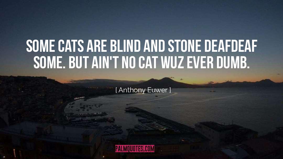 Blind quotes by Anthony Euwer