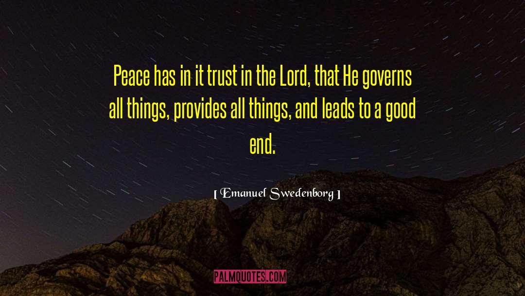 Blind Trust quotes by Emanuel Swedenborg