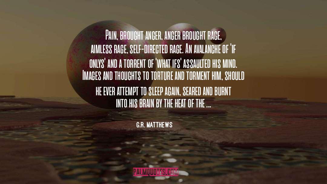 Blinded By Anger quotes by G.R. Matthews