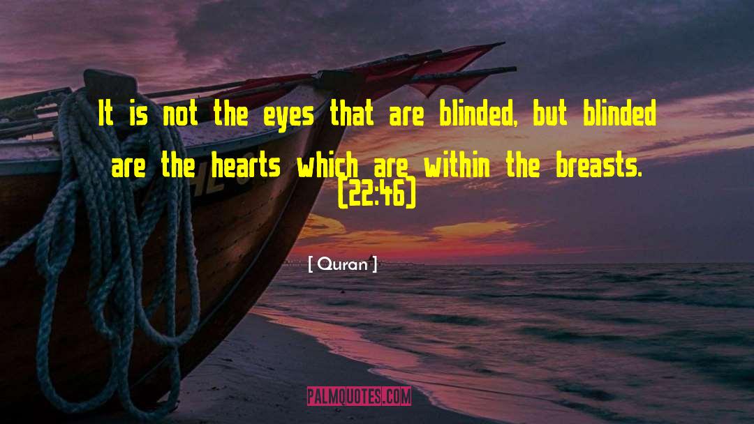 Blinded quotes by Quran