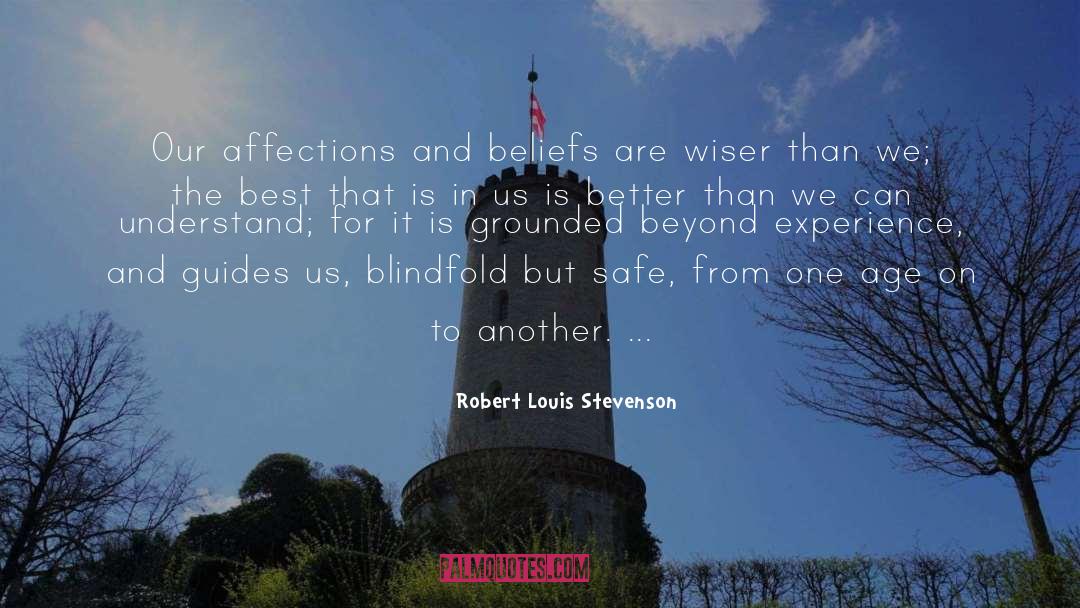 Blindfold quotes by Robert Louis Stevenson