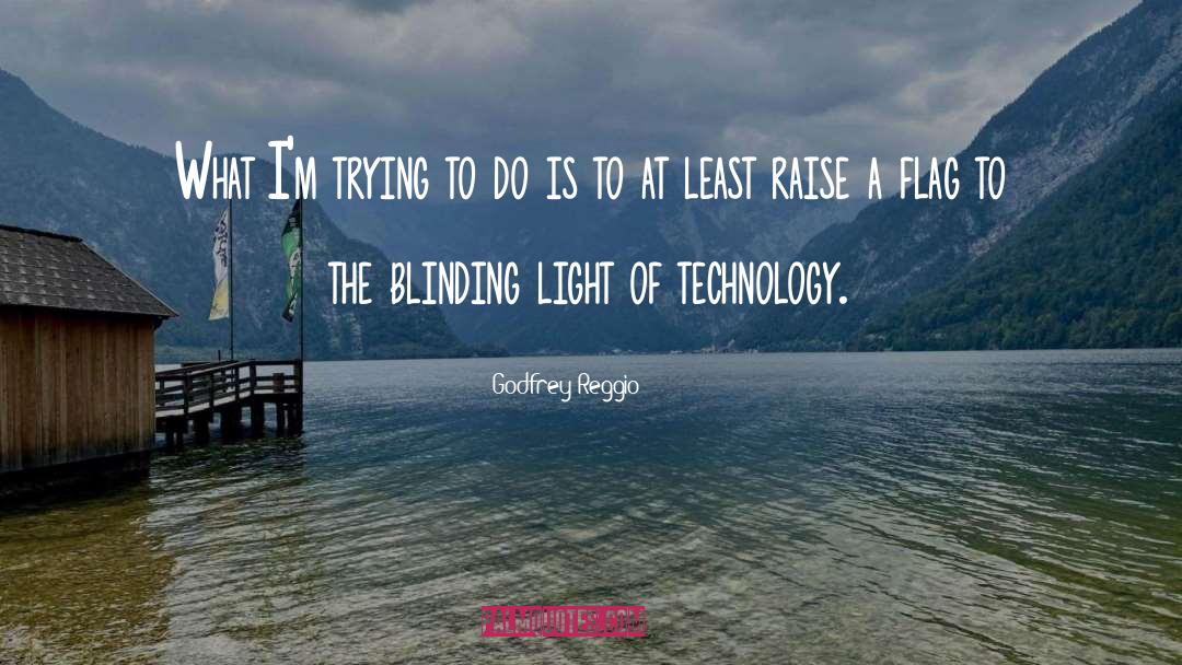 Blinding Light quotes by Godfrey Reggio
