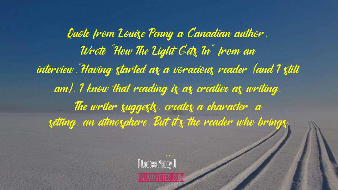 Blinding Light quotes by Louise Penny