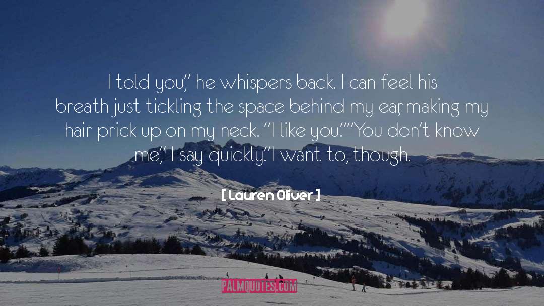 Blinding Love quotes by Lauren Oliver