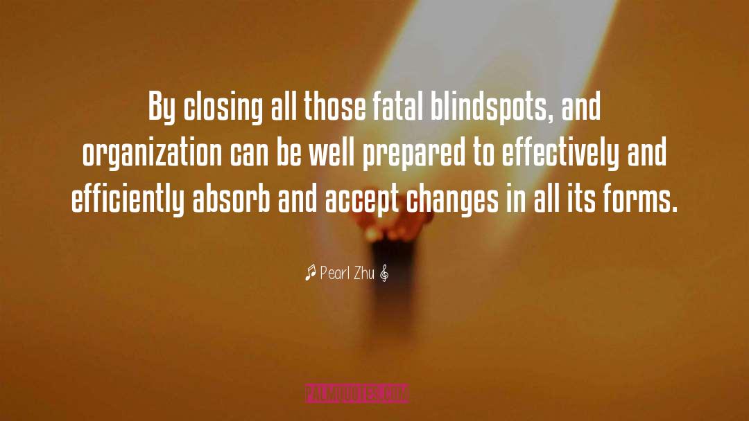 Blindspot quotes by Pearl Zhu