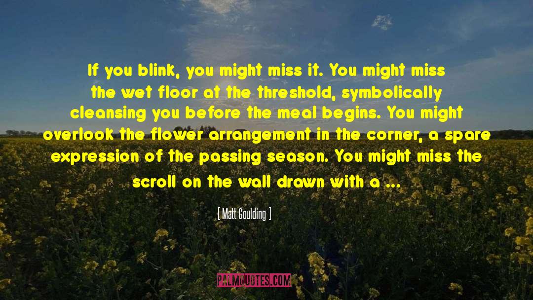 Blink quotes by Matt Goulding