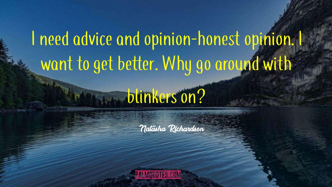 Blinkers quotes by Natasha Richardson