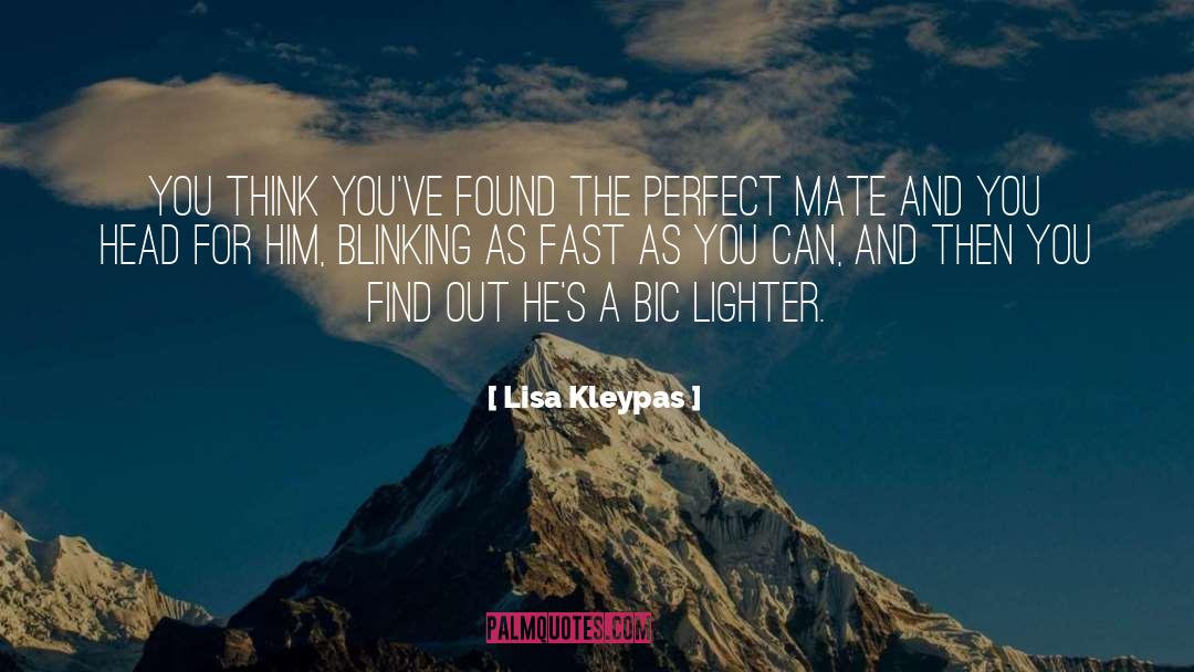 Blinking quotes by Lisa Kleypas