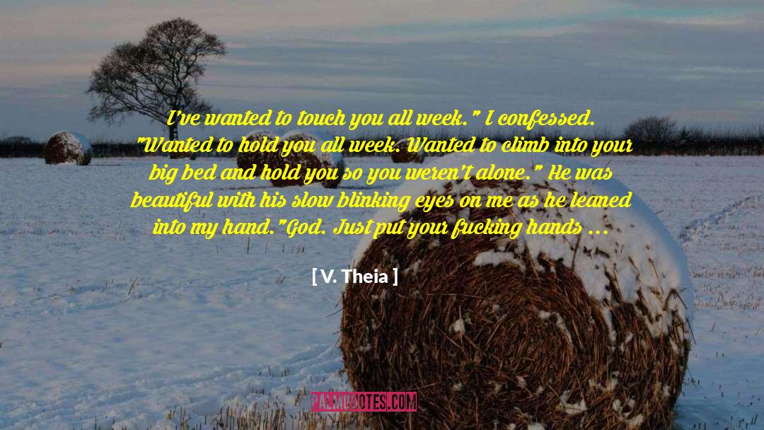 Blinking quotes by V. Theia