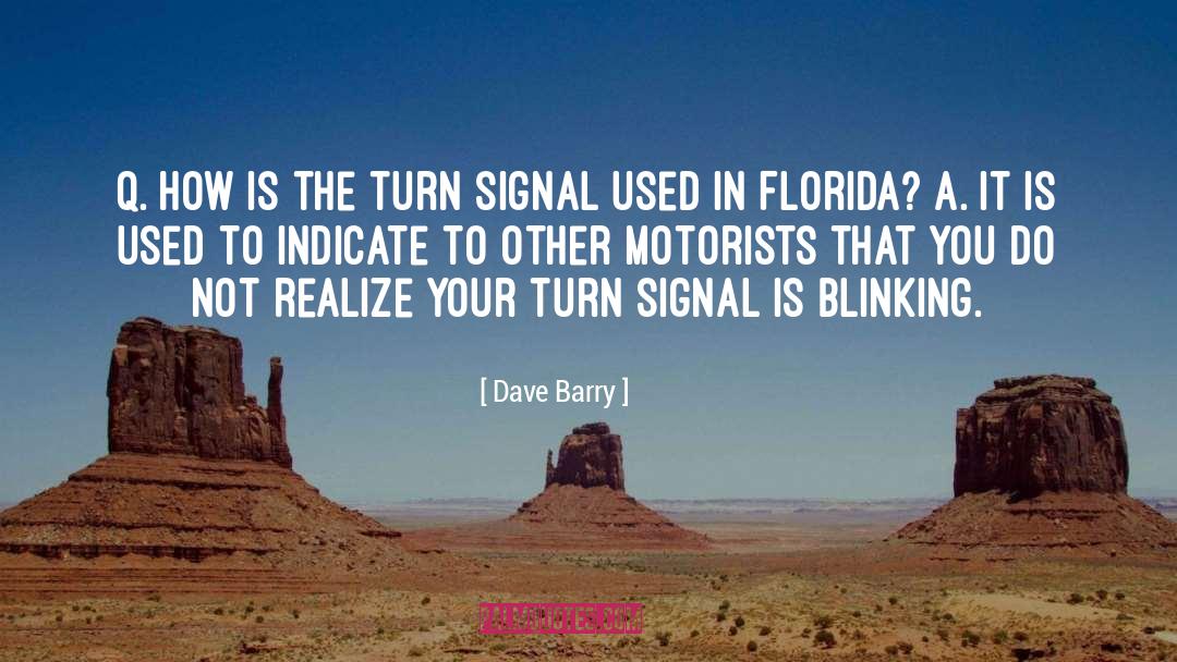 Blinking quotes by Dave Barry