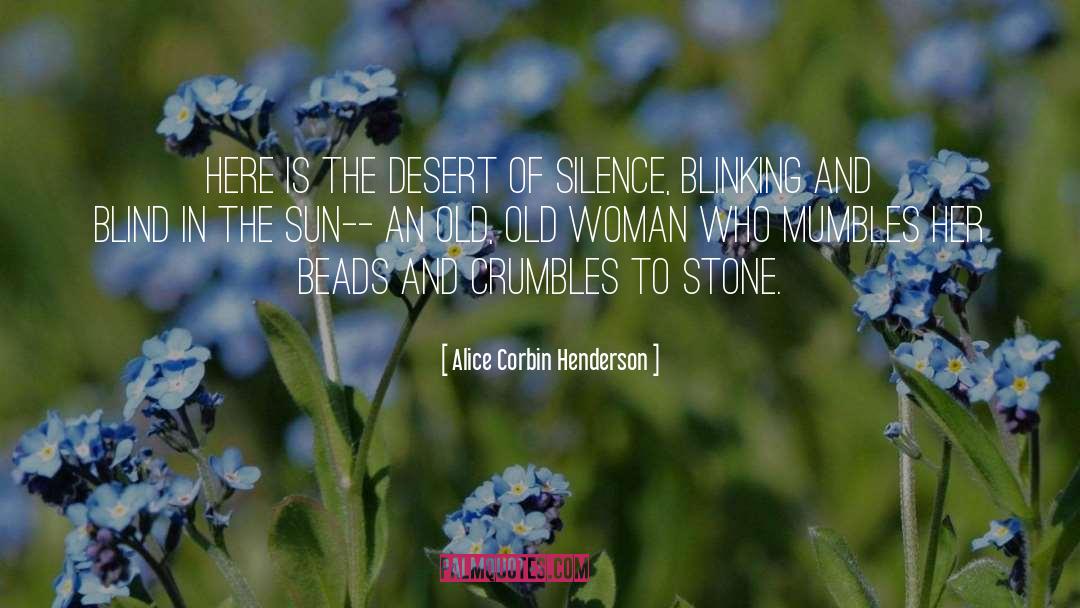 Blinking quotes by Alice Corbin Henderson