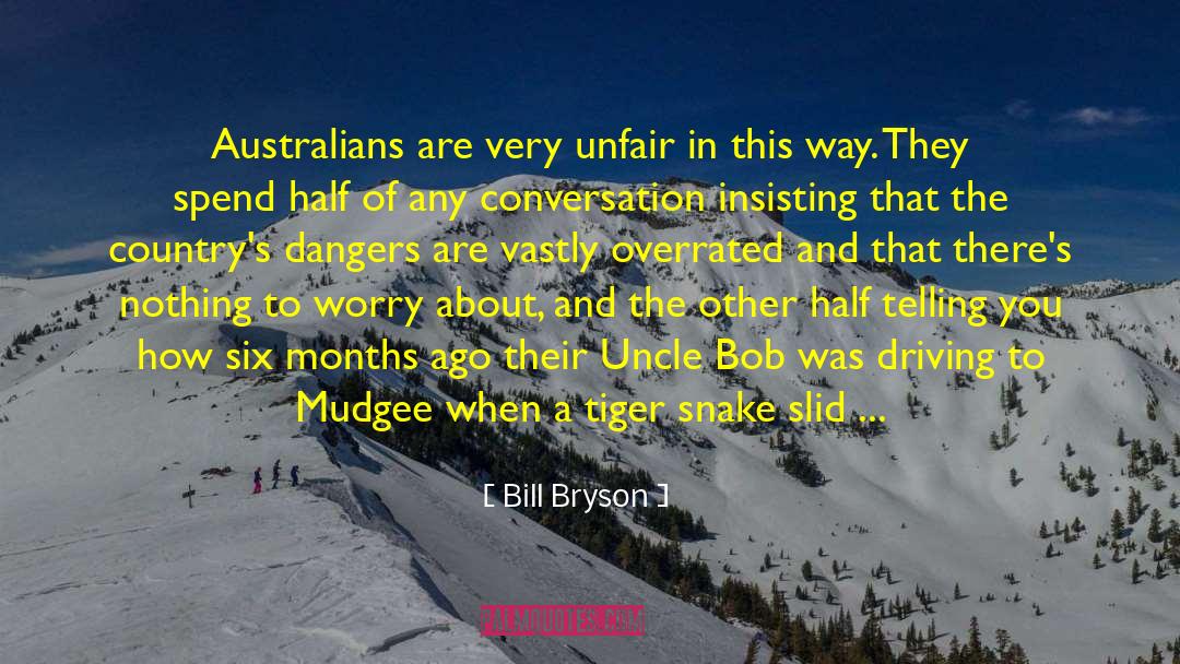 Blinks quotes by Bill Bryson