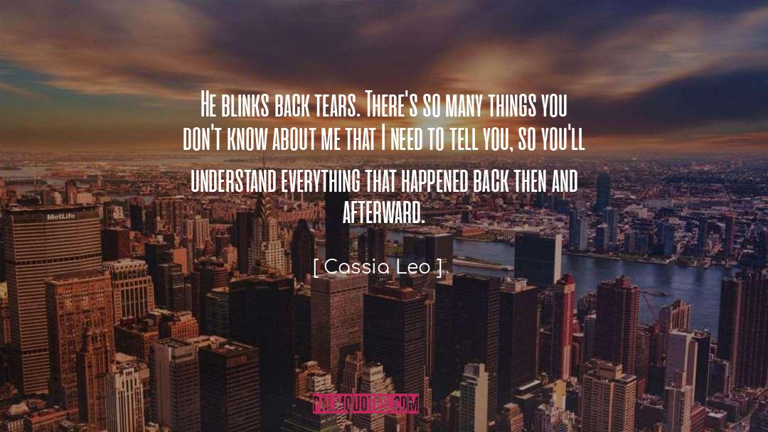 Blinks quotes by Cassia Leo