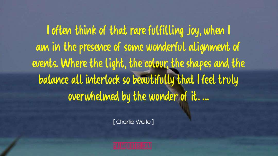 Bliss And Joy quotes by Charlie Waite