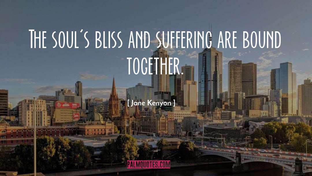 Bliss quotes by Jane Kenyon