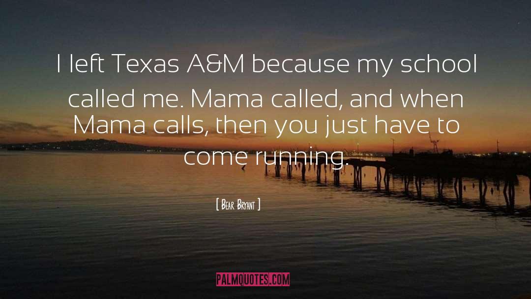 Blissed Mama quotes by Bear Bryant