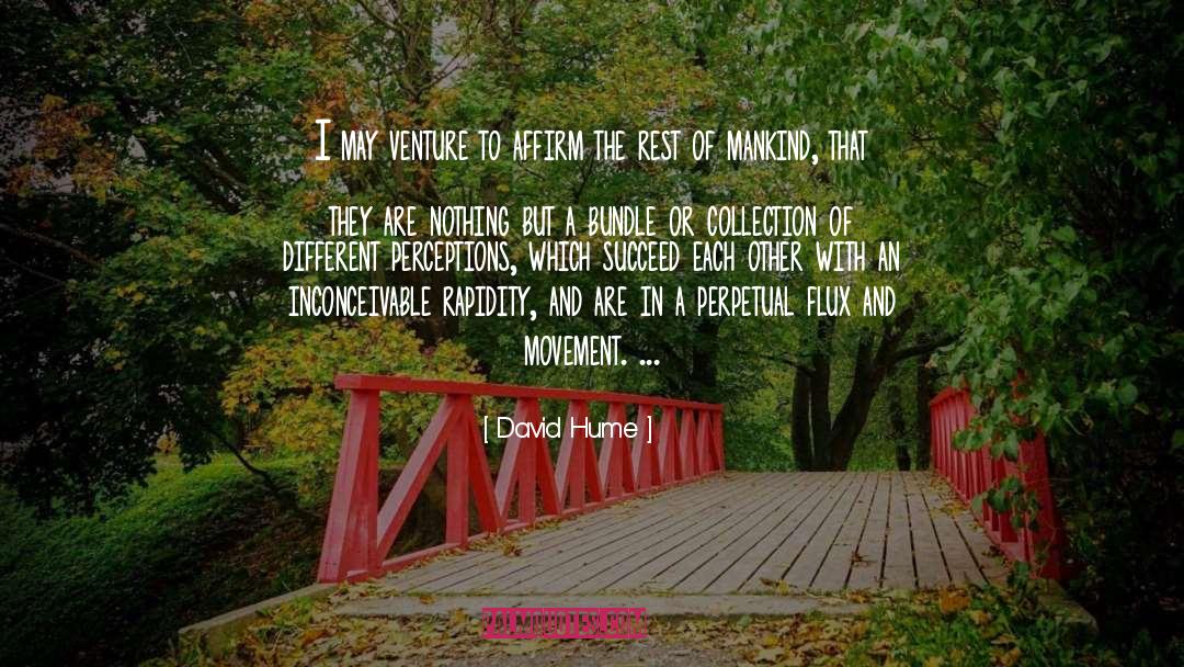 Blissful Perceptions quotes by David Hume